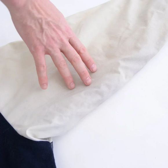 Vintage 90S Steve And Barrys British Flag Navy And Cream Wool Blend Faux Leather - Picture 16 of 16